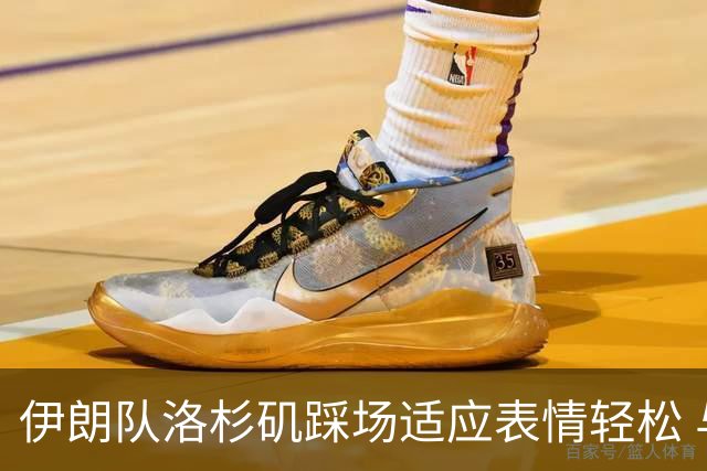 伊朗队洛杉矶踩场适应表情轻松 与挡板外记者们挥手致意